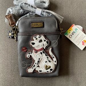 Chala Brown Dalmatian Crossbody Bag